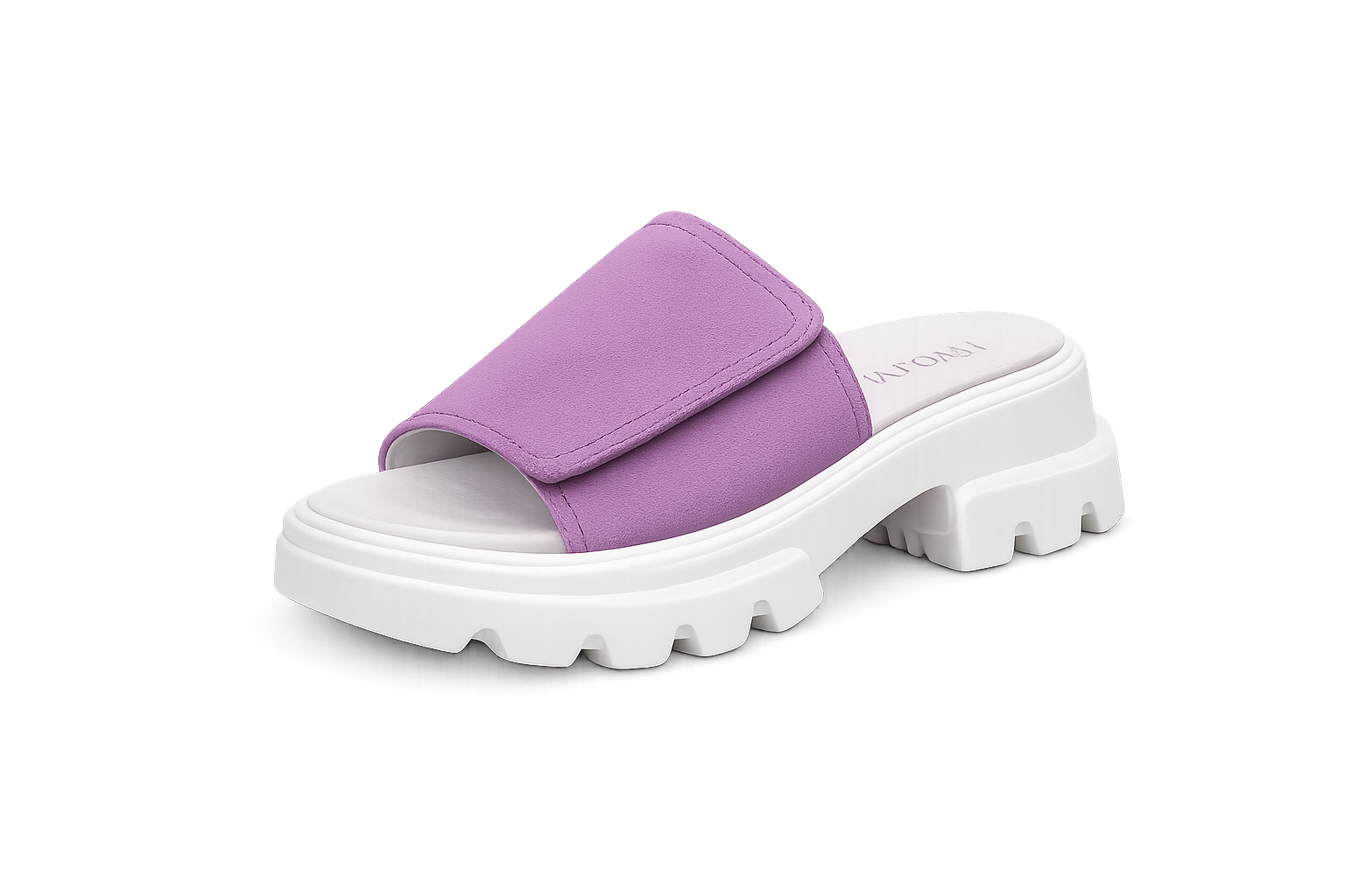 VITAFORM Damen-Pantolette Veloursleder Shock Absorber neue Sohle Maxima