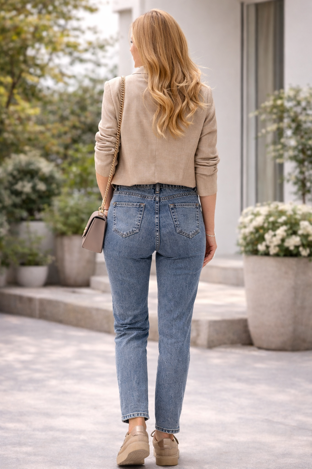 STEFFEN SCHRAUT Jeans, knöchellang Strassdetails 5-Pocket-Style