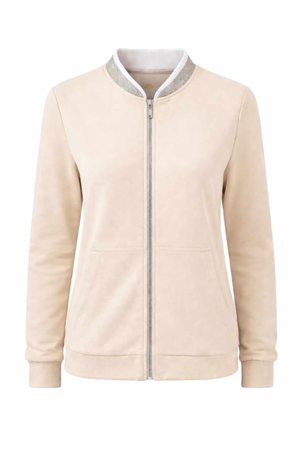 STEFFEN SCHRAUT Sweatjacke in Blousonoptik Zierkragen