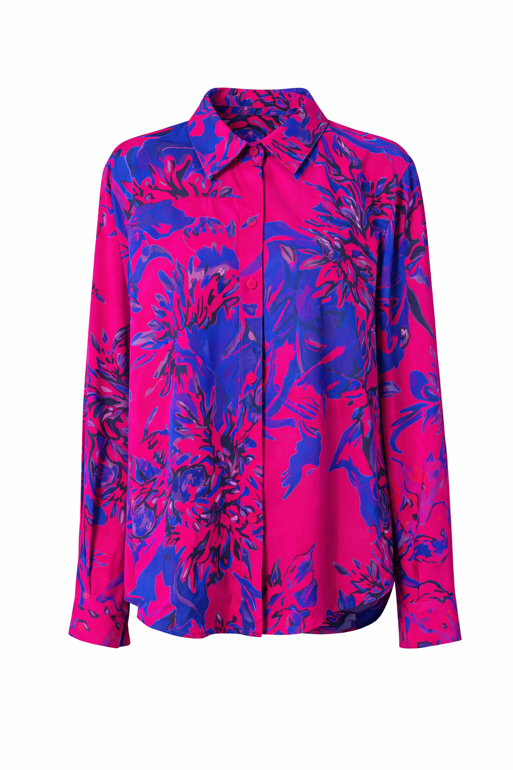 DAWID by Dawid Tomaszewski Bluse, Manschetten verdeckte Knopfleiste