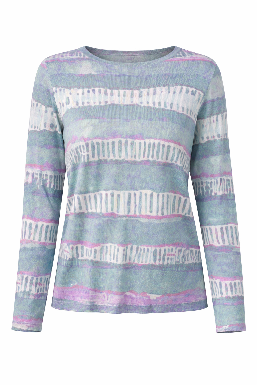 DINE 'N' DANCE Pullover, 1/1-Arm Allover-Druck