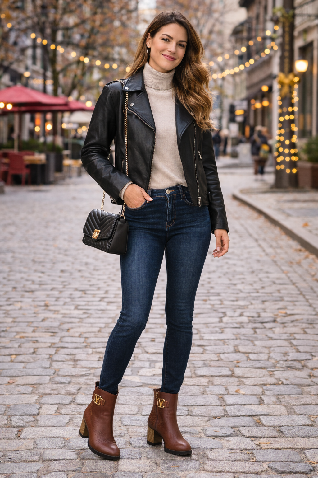 VITAFORM Damen-Stiefelette Hirschleder Signaturdruck Sohle Evelyn