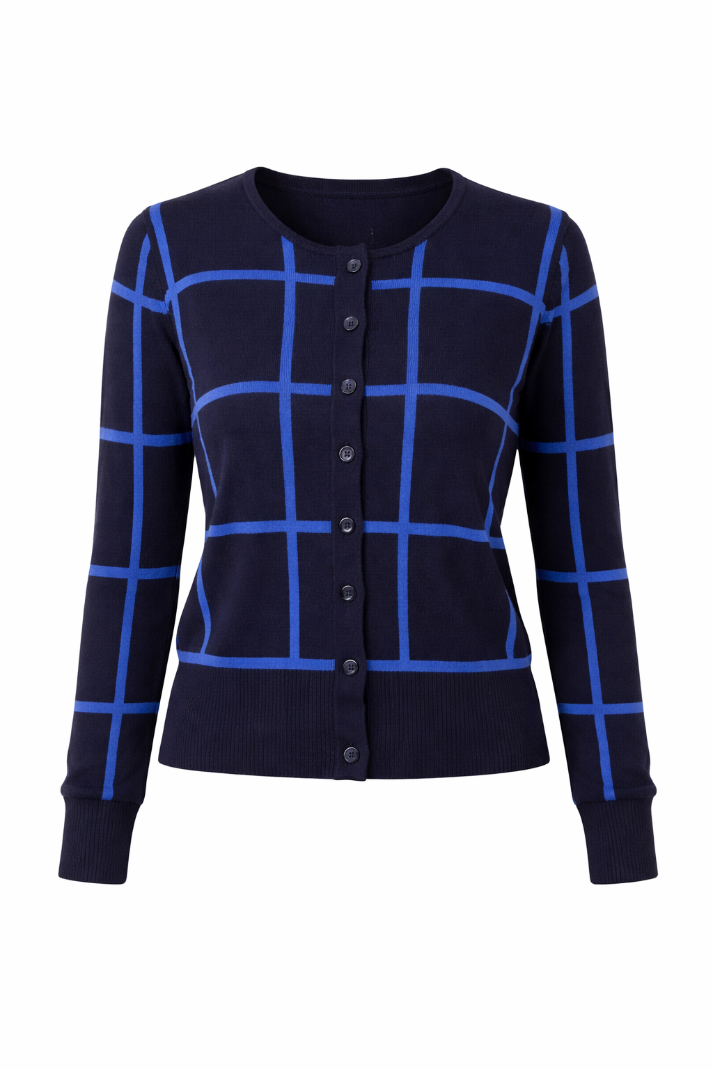 EVA LUTZ Cardigan Knopfleiste gemustert