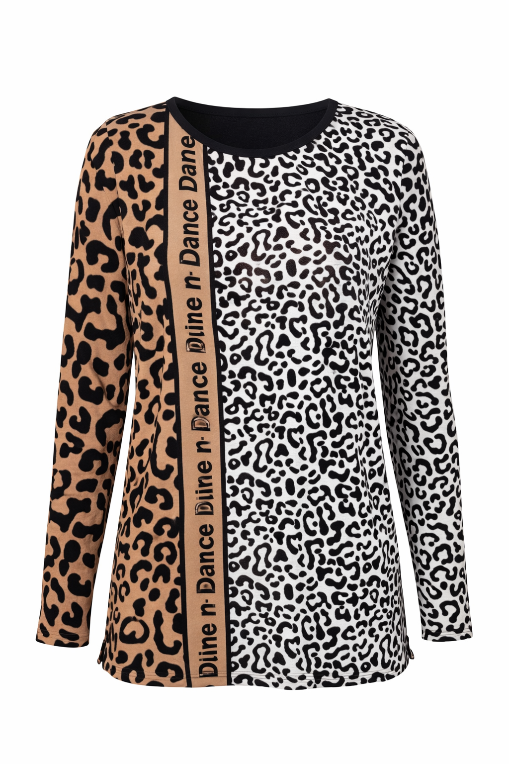 DINE 'N' DANCE Pullover, 1/1-Arm Jaquardstrick Seitenschlitze