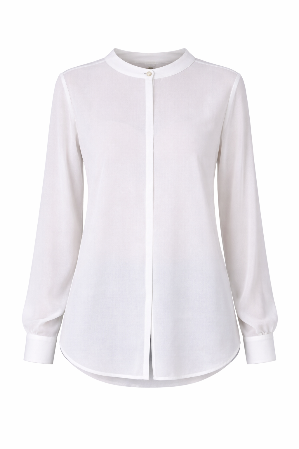 DINE 'N' DANCE Bluse, 1/1-Arm Rundhalsausschnitt mit Knopf