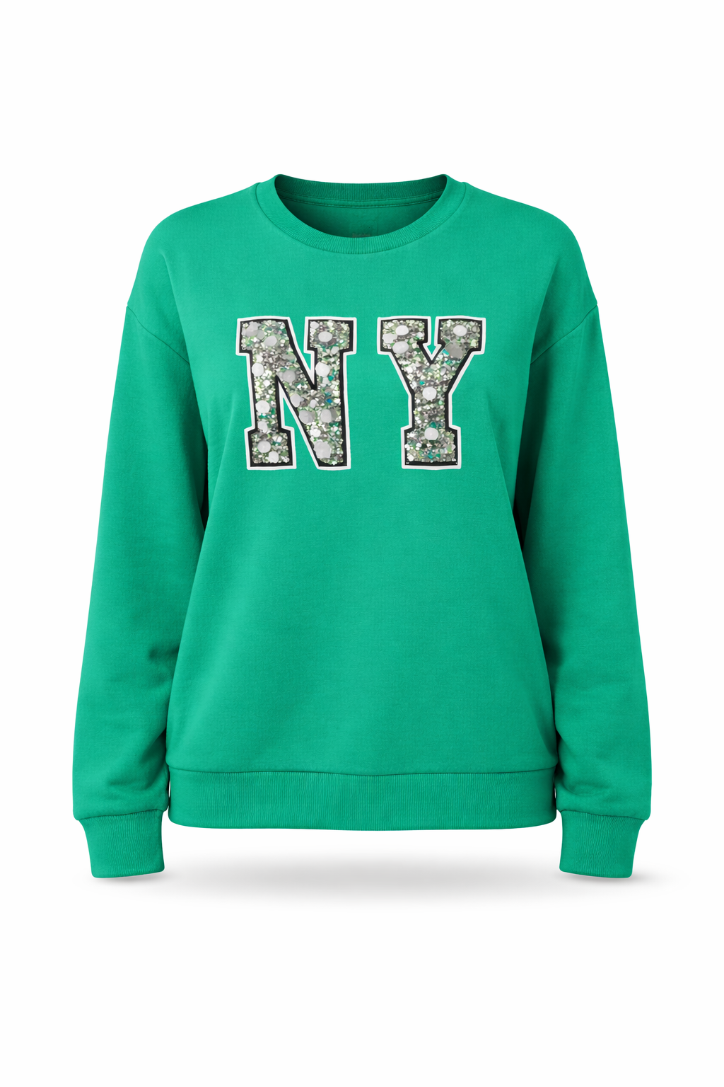 STEFFEN SCHRAUT Sweatshirt Rundhalsausschnitt mit Bestickung