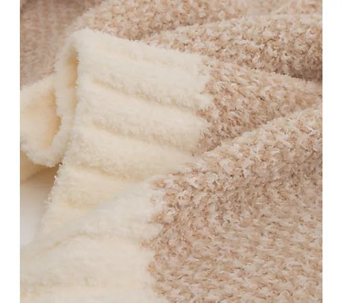 COZEE HOME Kuscheldecke Designauswahl MF Fluffy Bouclé