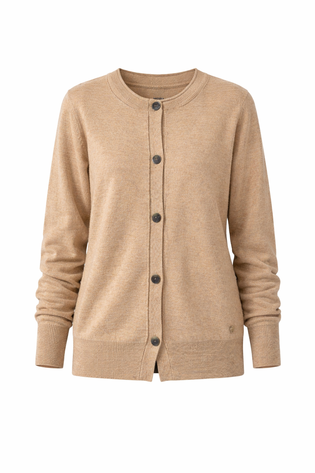 STRANDFEIN Cardigan Rundhalsausschnitt