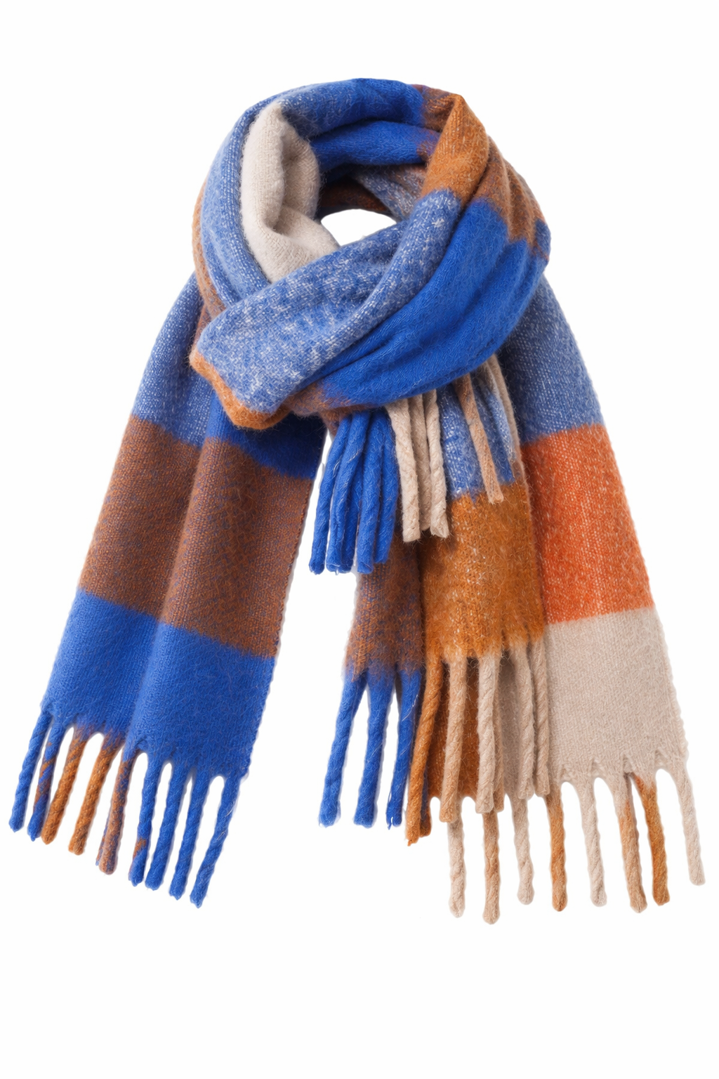 STRANDFEIN Schal multicolor Bouclé-Optik ca. 45x220cm