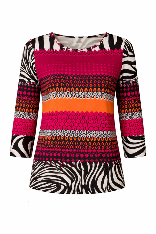 ANNI FOR FRIENDS Shirt, Asta 3/4-Arm Rundhalsausschnitt