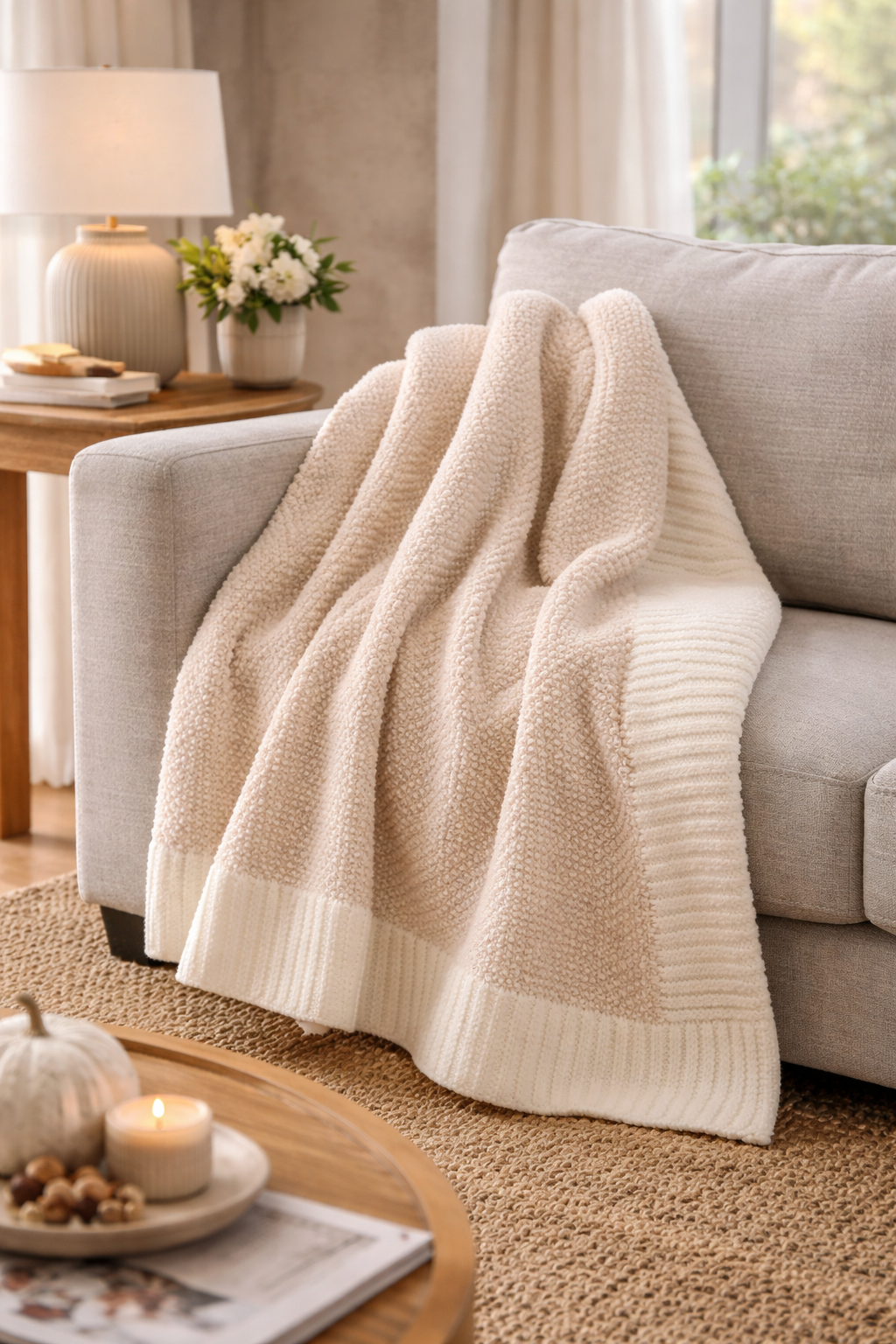 COZEE HOME Kuscheldecke Designauswahl MF Fluffy Bouclé