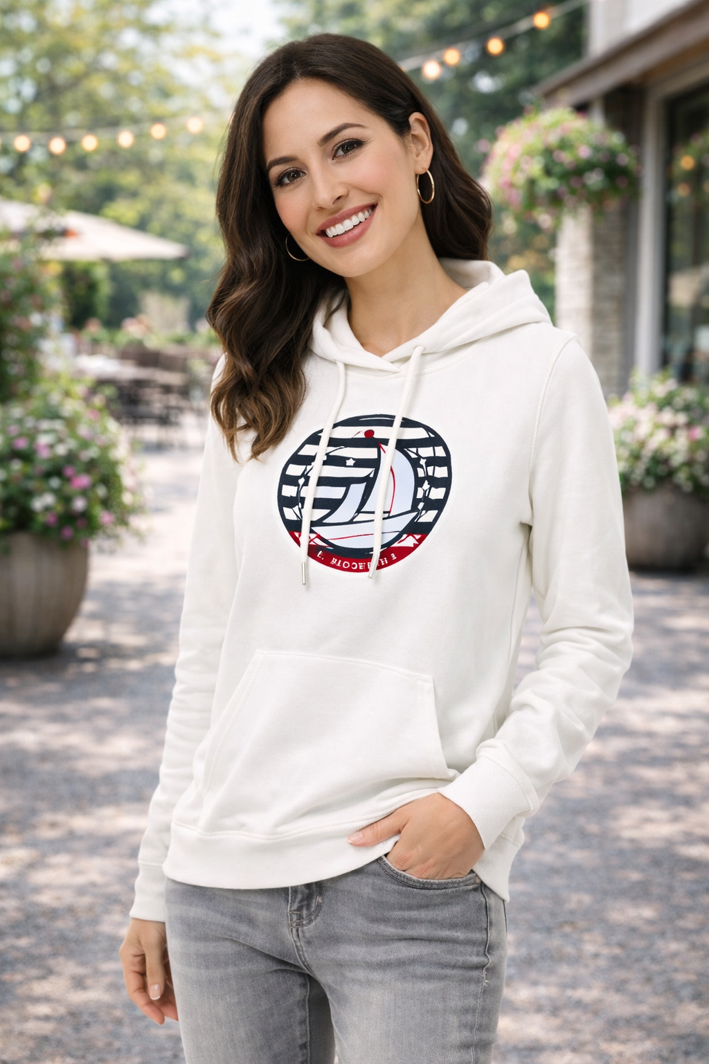 STRANDFEIN Sweatshirt mit Kapuze