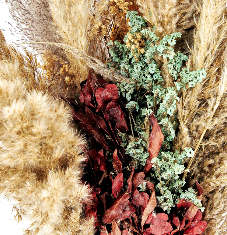 ABELLA Natura Trockenblumen Pampasgras Keramikvase Höhe ca. 70cm